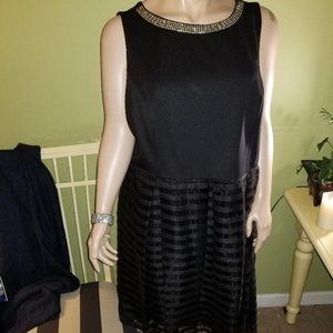 Dressbarn Evening Collection Little Black Dress 3X